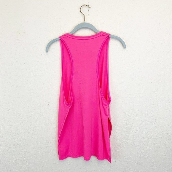 Athleta Womens Size Small Essence Mesh Details Tank Prism Pink Solid Running Gym - Picture 4 of 5